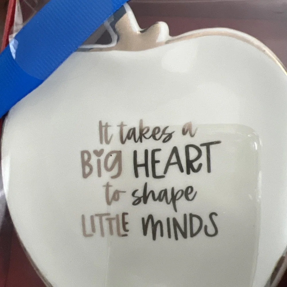 Teacher Apple Trinket Dish 